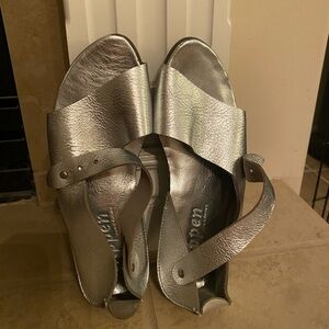 Tripp nyc Metallic Silver Women's Sandals